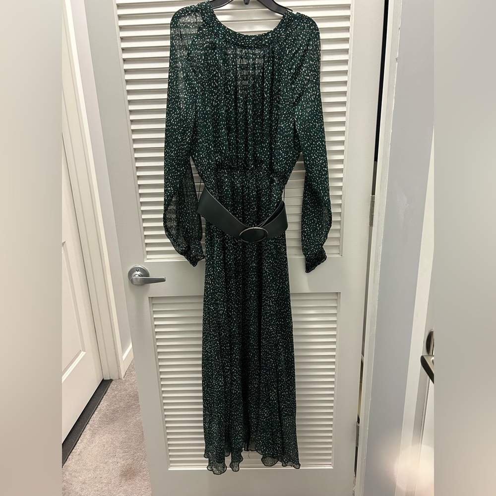 Zara belted maxi dress